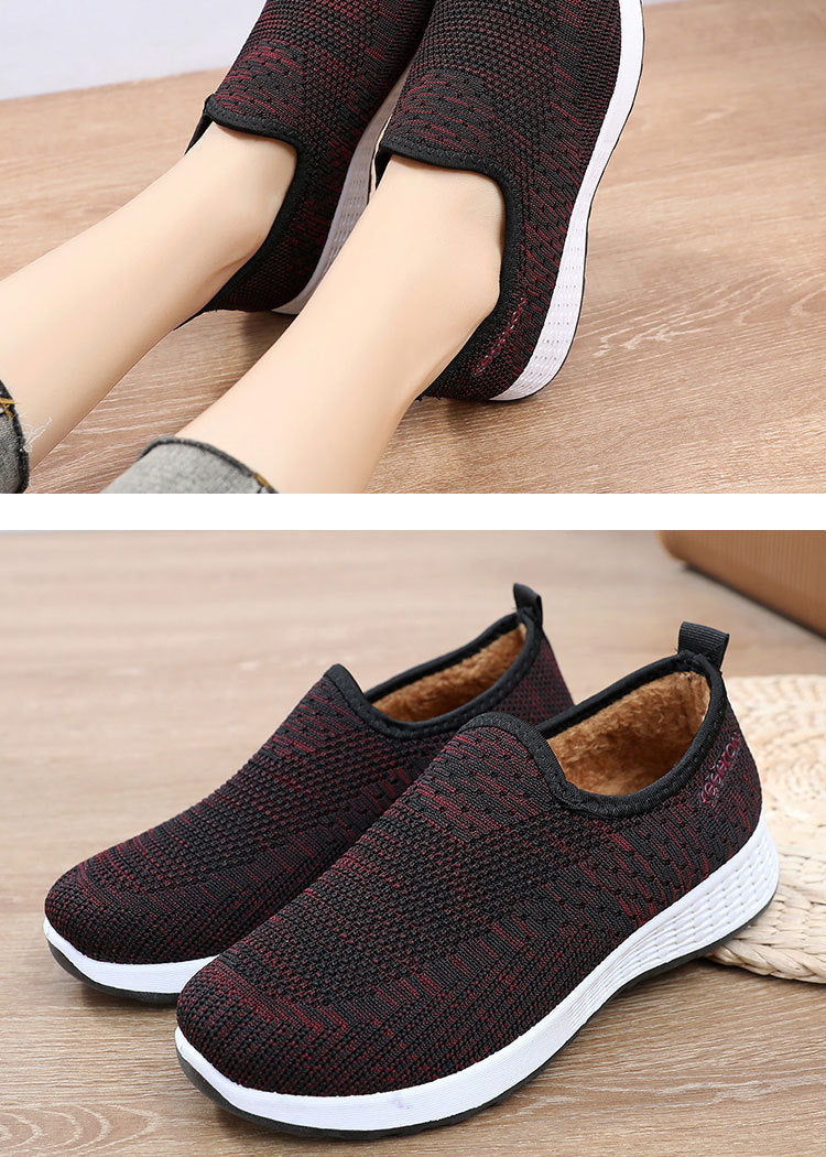 Owlkay Women's Warm Anti-slip Sports Cotton Shoes