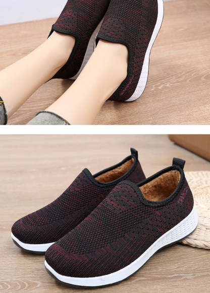 Owlkay Women's Warm Anti-slip Sports Cotton Shoes