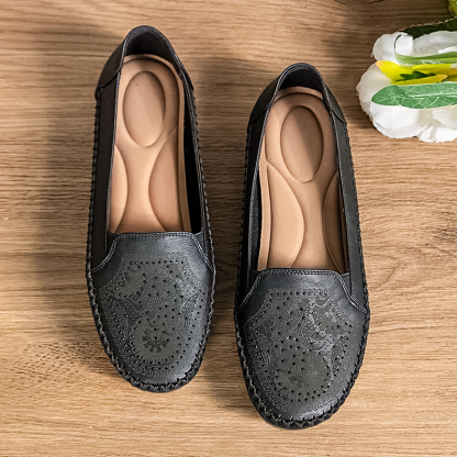 🔥Best Seller-Last Day Sale 70% OFF🔥Women's Leather Moccasins - Proven Plantar Fasciitis, Foot and Heel Pain Relief