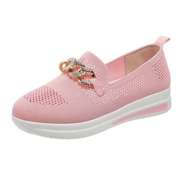 🔥Last Day 50% OFF ⏰Women's Woven Breathable Casual Wedge Sneakers - Proven Plantar Fasciitis, Foot and Heel Pain Relief