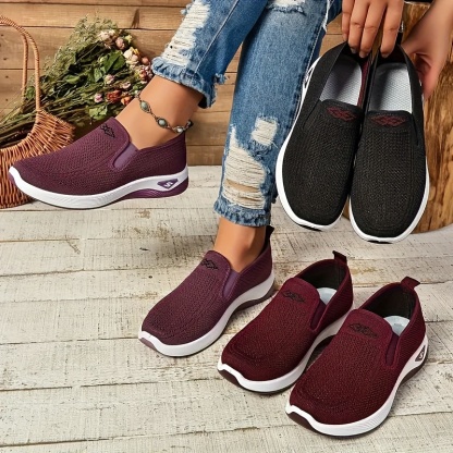 🔥Last Day Promotion 70% OFF🔥-Women's Comfortable Breathable Knitted Sneakers - Proven Plantar Fasciitis, Foot and Heel Pain Relief