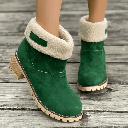 🔥Last Day 70% OFF ⏰Women's Soft Waterproof Wool Lining Boots - Proven Plantar Fasciitis, Foot and Heel Pain Relief