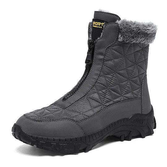 (⏰Limited Time 50% Discount Event) Men's Winter Warm Wide Toe Orthopedic Arch Support Snow Boots Waterproof Non-slip Anti-puncture Work Boots