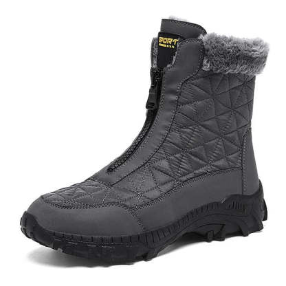 (⏰Limited Time 50% Discount Event) Men's Winter Warm Wide Toe Orthopedic Arch Support Snow Boots Waterproof Non-slip Anti-puncture Work Boots