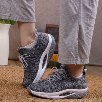 ⏰Promotion - 70% OFF🔥Women's Daily Lightweight Breathable Non-Slip Arch Support Orthopedic Air Cushion Sneakers - Proven Plantar Fasciitis, Foot and Heel Pain Relief