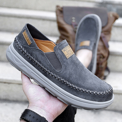 🔥Limited Time Offer 70% OFF🔥Men's Handmade Ultra-Light Leather Loafers - Improve Posture and Get Rid of Painless Walking and Standing