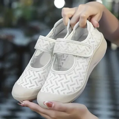 🔥Limited Time Offer 70% OFF🔥 Women's Velcro Mesh Orthopedic Casual Shoes - Proven Plantar Fasciitis, Foot and Heel Pain Relief
