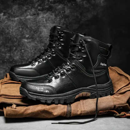 ⏰Promotion - 50% OFF🔥Men's Waterproof Non-slip Anti-puncture Hiking Boots Ankle Support Wide Toe Arch Support Orthopedic Work Boots