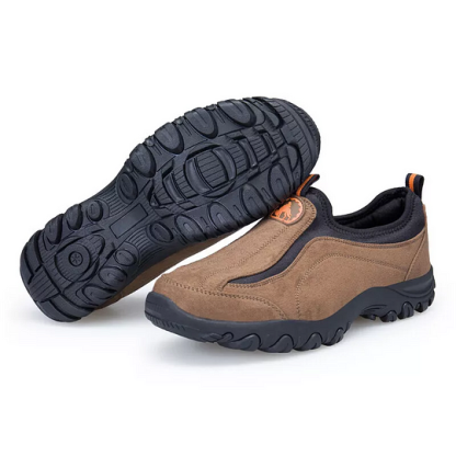(⏰Limited Time Sale 70% OFF) Men's Orthopedic Slip-On Shoes, Lightweight Comfortable Wide Toe Walking Shoes