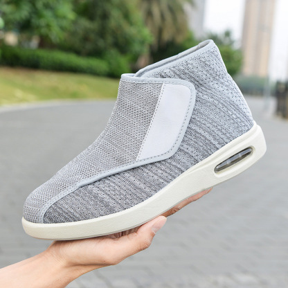 🔥Hot sale-70% OFF🔥Men's Velcro orthopedic shoes-anti-slip breathable widened-for hallux valgus, swollen feet, foot pain fasciitis