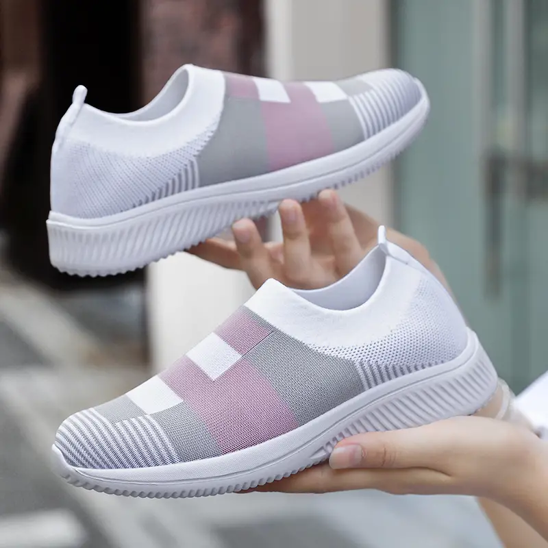 🔥Last Day Promotion 70% OFF⏰Women's Colorblock Comfortable & Breathable Slip On Sports Orthopedic Shoes
