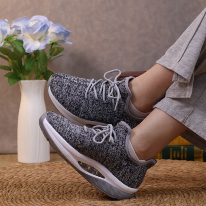 ⏰Promotion - 70% OFF🔥Women's Daily Lightweight Breathable Non-Slip Arch Support Orthopedic Air Cushion Sneakers - Proven Plantar Fasciitis, Foot and Heel Pain Relief