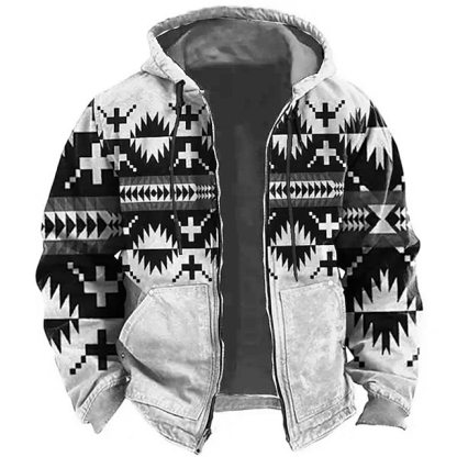 Men's Tribal Graphic Prints Hoodie Sweatshirt 