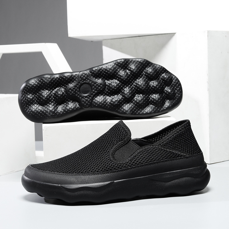 Men's Comfortable And Breathable Sports Collapsible Heel Loafer