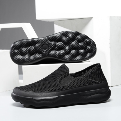Men's Comfortable And Breathable Sports Collapsible Heel Loafer