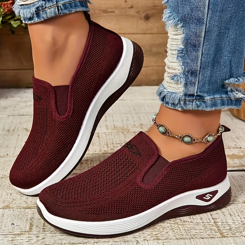 🔥Last Day Promotion 70% OFF🔥-Women's Comfortable Breathable Knitted Sneakers - Proven Plantar Fasciitis, Foot and Heel Pain Relief