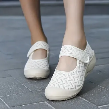 🔥Limited Time Offer 70% OFF🔥 Women's Velcro Mesh Orthopedic Casual Shoes - Proven Plantar Fasciitis, Foot and Heel Pain Relief