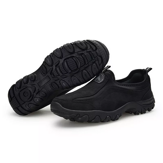 (⏰Limited Time Sale 70% OFF) Men's Orthopedic Slip-On Shoes, Lightweight Comfortable Wide Toe Walking Shoes