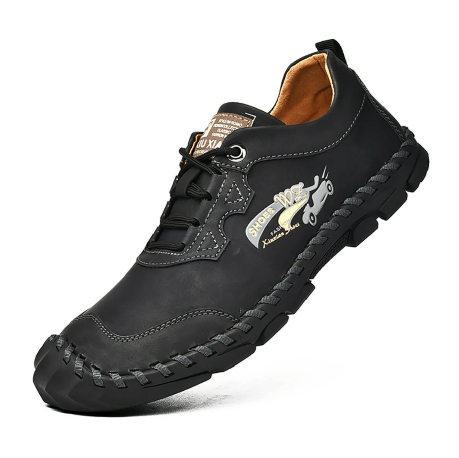 🔥Halloween Offer🎁--70% OFF 🎉Men Hand Stitching Non-slip Soft Bottom Casual Leather Shoes
