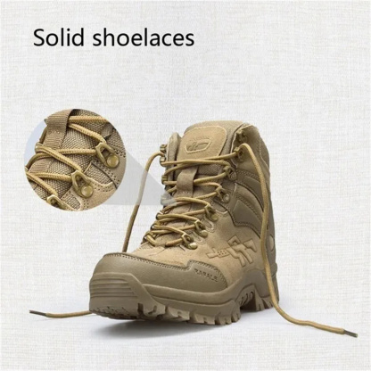 Men's Hiking Combat Boots Waterproof Non-Slip Anti-Puncture Work Boots (Durability Upgrade)