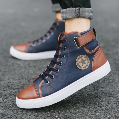 🔥Last Day Sale 70% OFF🔥Men's High Top Skate Shoes - Breathable Sneakers with Platform