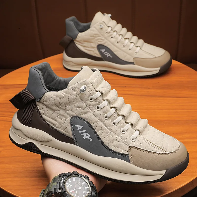 🔥On This Week Sale OFF 70%🔥Men's Casual Leather Air Cushion Shoes - Proven Plantar Fasciitis, Foot and Heel Pain Relief