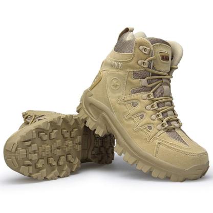 Men Outdoor Waterproof Non-Slip Hiking Boots Orthopedic Support Work Boots