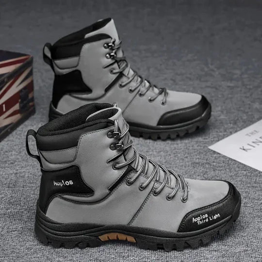 ⏰Promotion - 50% OFF🔥Men's Waterproof Non-slip Anti-puncture Hiking Boots Ankle Support Wide Toe Arch Support Orthopedic Work Boots
