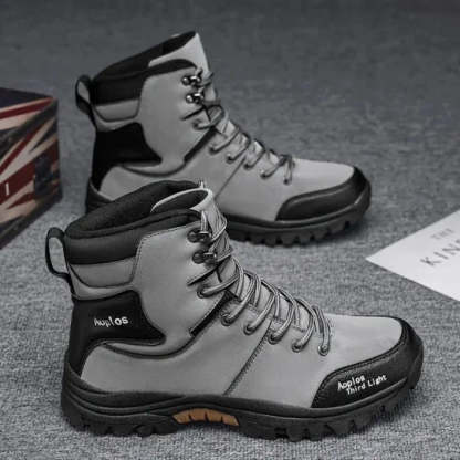 ⏰Promotion - 50% OFF🔥Men's Waterproof Non-slip Anti-puncture Hiking Boots Ankle Support Wide Toe Arch Support Orthopedic Work Boots
