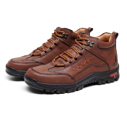 (⏰Last Day 70% OFF🔥)Men's Comfortable Wear-resistant Orthopedic Hand-sewn Leather Shoes - Shock Absorbing Effect, Relaxes Muscles And Relieves Foot Pain