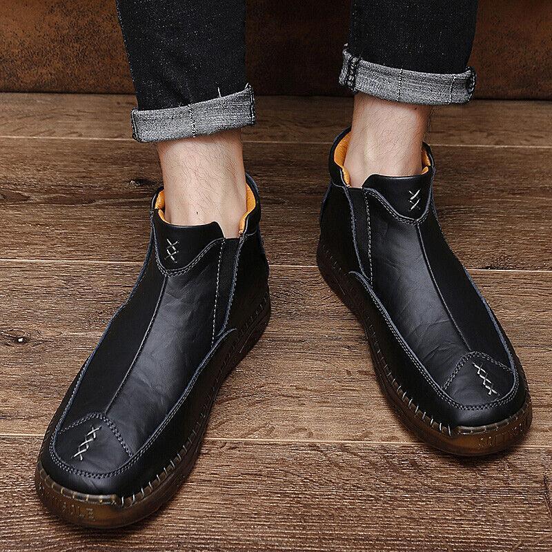 (🎅🎁CHRISTMAS SALE - 70% OFF)Men's Outdoor Casual Handmade Cowhide Boots