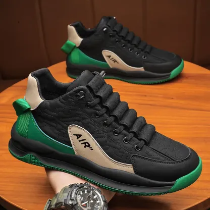 🔥On This Week Sale OFF 70%🔥Men's Casual Leather Air Cushion Shoes - Proven Plantar Fasciitis, Foot and Heel Pain Relief