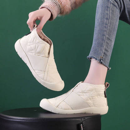 🔥Last Day Promotion 50% OFF⏰Women's Waterproof Non-slip Warm Ankle Boots - Proven Plantar Fasciitis, Foot and Heel Pain Relief
