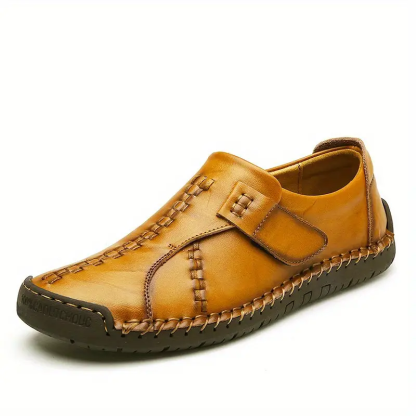 🔥Last Day 70% OFF ⏰Men's Comfy Lightweight Hand Stitching Leather Shoes - Proven Plantar Fasciitis, Foot and Heel Pain Relief
