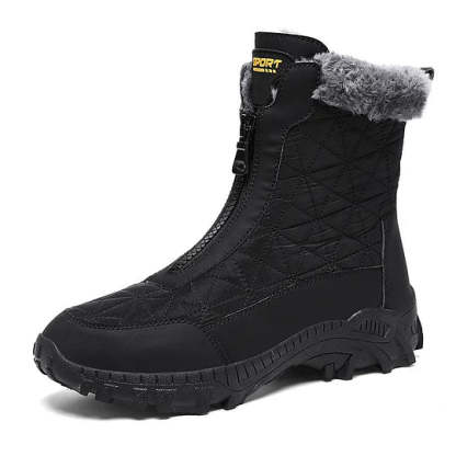 (⏰Limited Time 50% Discount Event) Men's Winter Warm Wide Toe Orthopedic Arch Support Snow Boots Waterproof Non-slip Anti-puncture Work Boots