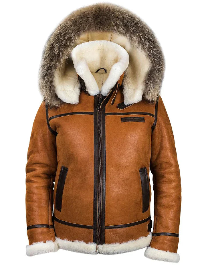 Nordic luxury hooded winter jacket for men