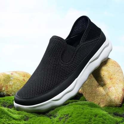 Men's Comfortable And Breathable Sports Collapsible Heel Loafer