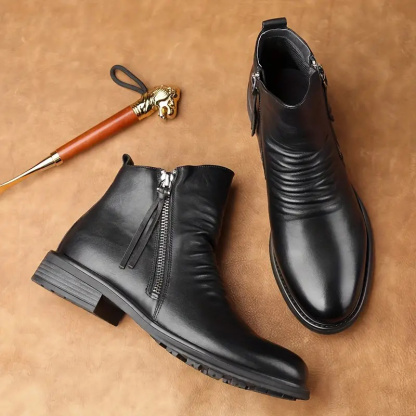 🔥Hot Sale! 70% OFF 🔥Italian Hand-Embossed Genuine Leather Chelsea Boots