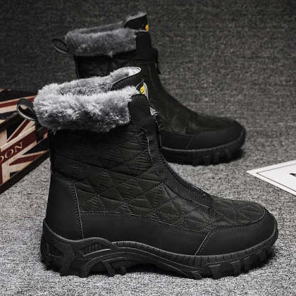 (⏰Limited Time 50% Discount Event) Men's Winter Warm Wide Toe Orthopedic Arch Support Snow Boots Waterproof Non-slip Anti-puncture Work Boots