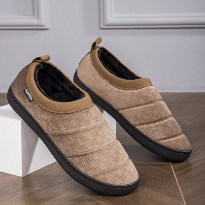 🔥On This Week Sale 70% OFF🔥MEN'S COMFORTABLE VELVET CASUAL LOW-CUT COTTON SHOES - Proven Plantar Fasciitis, Foot and Heel Pain Relief