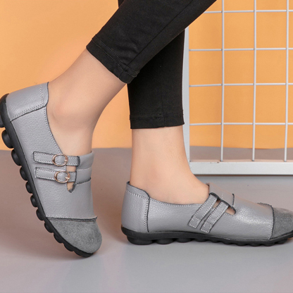 🔥Last Day Promotion 50% OFF⏰ Women's Comfortable Versatile Orthopaedic Leather Loafers - Proven Plantar Fasciitis, Foot and Heel Pain Relief