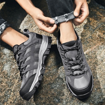 ⏰Promotion - 70% OFF🔥Men's All-Terrain Waterproof Lightweight Hiking Shoes Orthopedic Work Shoes