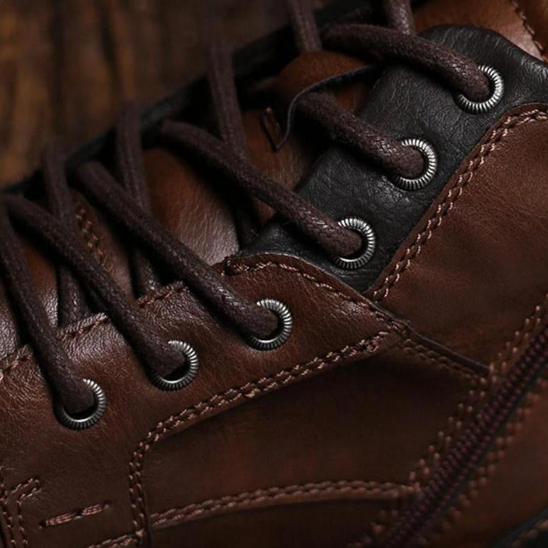⏰Promotion - 70% OFF🔥Men's Comfortable Casual Orthopedic Leather Boots - Proven Plantar Fasciitis, Foot and Heel Pain Relief