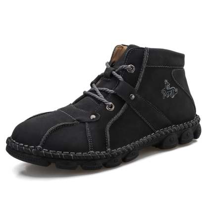 🔥Hot Sale🎁--50% OFF🎉MEN'S COMFORTABLE LEATHER OUTDOOR WORK BOOTS - TAKING YOUR QUALITY OF LIFE TO THE NEXT LEVEL