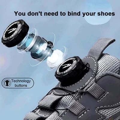🔥Limited Time Discount 70% off🔥Men's Smash and Stab Resistant Work Safety Shoes