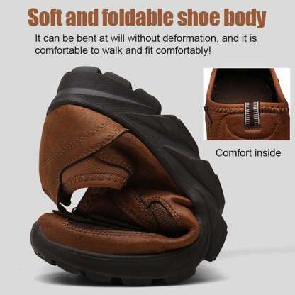 ⏰Limited Time 50% Discount off ⏰Men's Casual Breathable Loafers, Orthopedic Slip-on Shoes - Orthopedic Surgeon Recommended Style