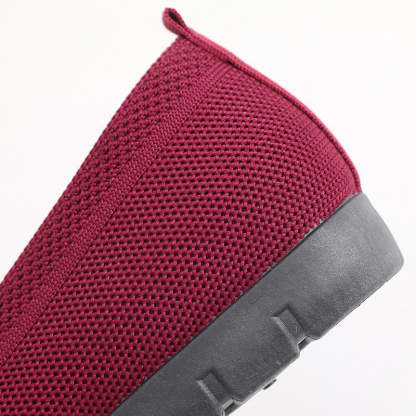 🔥Last Day 70% OFF ⏰Women's Stylish Knit Mesh Slip-on Sneakers - Proven Plantar Fasciitis, Foot and Heel Pain Relief