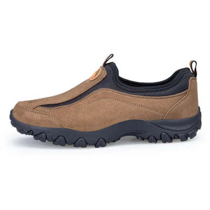 (⏰Limited Time Sale 70% OFF) Men's Orthopedic Slip-On Shoes, Lightweight Comfortable Wide Toe Walking Shoes