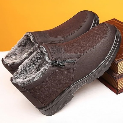 🔥Hot Sale 70% OFF🎉Men's Everyday Warm Orthopedic Waterproof And Non-Slip Slip-On Shoes - The best gift for your family