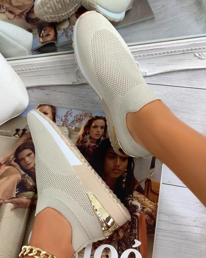 🏃‍♀️👢Promotion - 70% OFF! ✨Women's Elastic Slip-on Flat Orthopedic Shoes - Proven Plantar Fasciitis, Foot and Heel Pain Relief